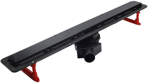 Душевой трап Pestan Confluo Frameless Line 350 / 450 / 550 / 650 / 750 / 850 / 950 Matte Black