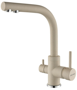 Смеситель для кухонной мойки Paulmark Essen Es213011-431TW(WH) / Es213011-BE с подключением к фильтру воды