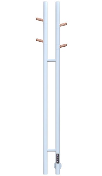 Полотенцесушитель Gloss&Reiter Э2 DUOFIT.E2.L.25x140.H4.White-Wood электрический (таймер)