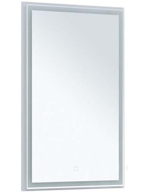 Зеркало Aquanet Nova Lite 50 / 60 / 75 / 90 / 100 Led белый глянец