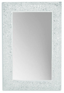 Зеркало Boheme Aura 537 белый глянец