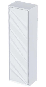 Пенал 1Marka Glace 30П 1д White
