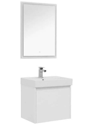 Комплект мебели Aquanet Nova Lite 60 / 75 1+1 ящик белый глянец