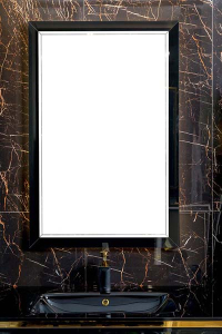 Зеркало Boheme Vallessi Dolce 567-B Black