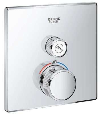 Смеситель встраиваемый Grohe Grohtherm SmartControl	29123000 термостатический