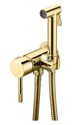 Смеситель встраиваемый Boheme Uno 467-G Gold / 467-MG Matt Gold с гигиеническим душем