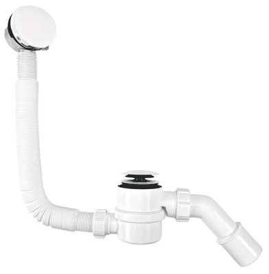 Сифон для ванны McAlpine HCN2600CC-15MM-WH Click Clack