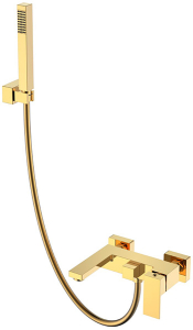 Смеситель для ванны Boheme Qubic Gold 473-G / Matt Gold 473-MG