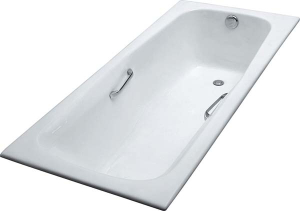 Чугунная ванна Kaiser КВ-1502 с ручками, 180х80