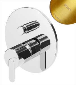 Смеситель встраиваемый Bruma Leaf 1671301SR (2 функции)