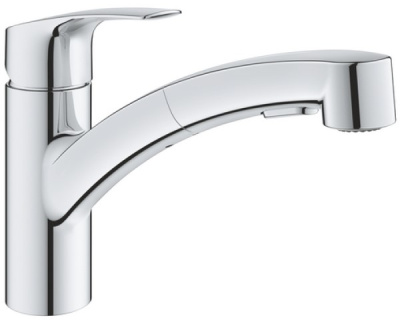 Смеситель для кухонной мойки Grohe Eurosmart 30305001 / 30305DC1 с выдвижным изливом