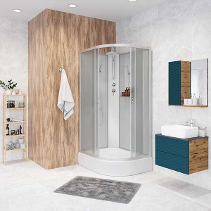 Душевая кабина Niagara Classic NG-33974-14BKT / NG-33984-14BKT, 90х70, матовый