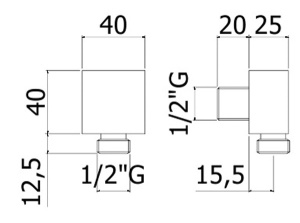Шланговое подключение Paffoni Level ZACC238CR