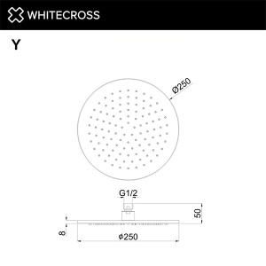 Верхний душ Whitecross Y1301NIB