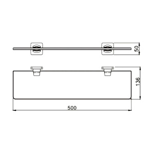 Полка Rose RG1519H