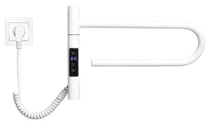 Полотенцесушитель Gloss&Reiter Smart E2.L.39x25.R1.таймер. электрический, 39х25, глянец слоновая кость