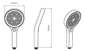 Душевая лейка со шлангом Vincea Inspire VSHN-42HGM