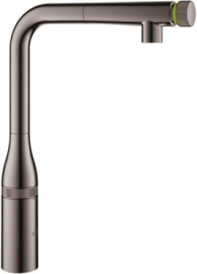 Смеситель для кухонной мойки Grohe Essence Smartcontrol 31615A00 / 31615AL0, темный графит глянец