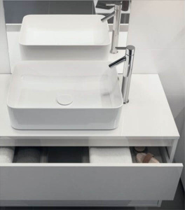 Тумба под умывальник Cersanit Crea 80, 80, белый