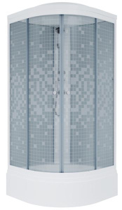 Душевая кабина Triton Стандарт В3 мозаика, 100х100, мозаика