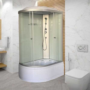 Душевая кабина Saniteco BST-12080WL / BST-12080WR, 120х80, прозрачный