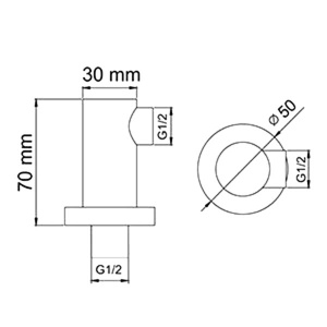 Шланговое подключение Wasserkraft A021