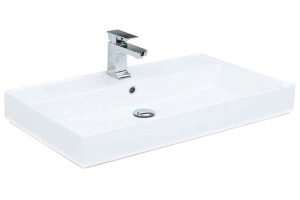 Тумба под умывальник Aquanet Nova Lite 60 / 75 1+1 ящик белый глянец, 60, белый глянец