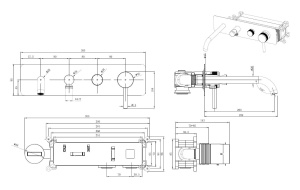 Смеситель встраиваемый Allen Brau Priority 5.31A06-BN