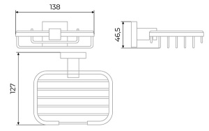 Мыльница Timo Selene 10025/00