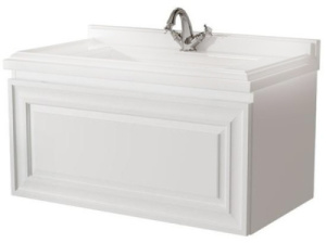 Тумба под умывальник Caprigo Ponza 90 13516-B231, 90, белый матовый