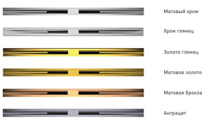 Душевой трап Berges Wasserhaus Simpel бронза