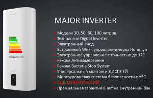 Накопительный водонагреватель Royal Thermo RWH Major Inverter, 100 л