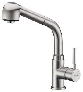 Смеситель для кухонной мойки WasserKraft Wern 4266 с выдвижным изливом