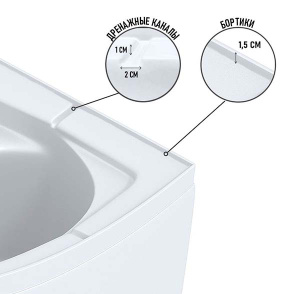 Душевая кабина Niagara Promo P100/80/26Q/MT / P110/80/26Q/MT / P120/80/26Q/MT / P120/90/26Q/MT, 100х80, матовый