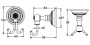 Крючок Rose RG1421Q двойной