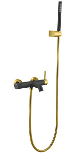 Смеситель для ванны Boheme Uno 463-BG Black Gold