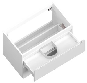 Тумба под умывальник ЗОВ Дион белый матовый / умывальник 60 / 70 / 80 / 90 / 100, 60, белый матовый