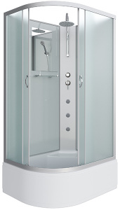 Душевая кабина Niagara Classic NG-2310-14BKTG, 120х80, матовый