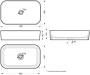 Умывальник Sanita Luxe Infinity Slim