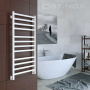 Полотенцесушитель Stinox Prestige Luxe нижнее подключение белый матовый
