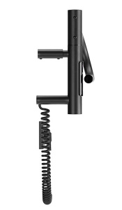 Полотенцесушитель Gloss&Reiter Smart E2 L R1 Муар Black CM1 электрический (таймер)