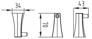 Крючок Kaiser KH-2022