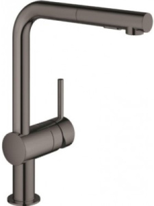 Смеситель для кухонной мойки Grohe Minta 30274A00 / 30274AL0, темный графит глянец