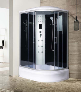 Душевая кабина River Dunay 24 ТН асимметричная, 120х80, тонированный