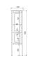 Пенал Caprigo Jersey 34350 L-SF023 / R-SF023
