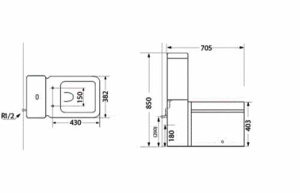 Напольный унитаз Porta Kraft-2