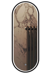 Зеркало Roxen Grown 510200-120B в черной алюминиевой раме
