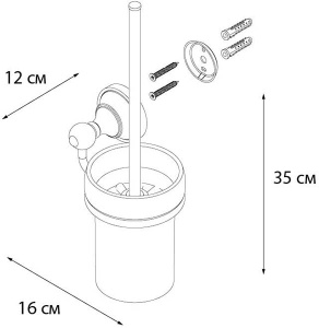 Ершик для унитаза Fixsen Bogema FX-78513