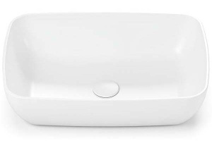 Умывальник Belux Турин 540 прямоугольник белый матовый Solid Surface