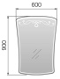 Зеркало 1Marka Classic 1